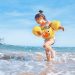 Sport and Fun on the Beach: Diving Masks, Paddles, Volleyball