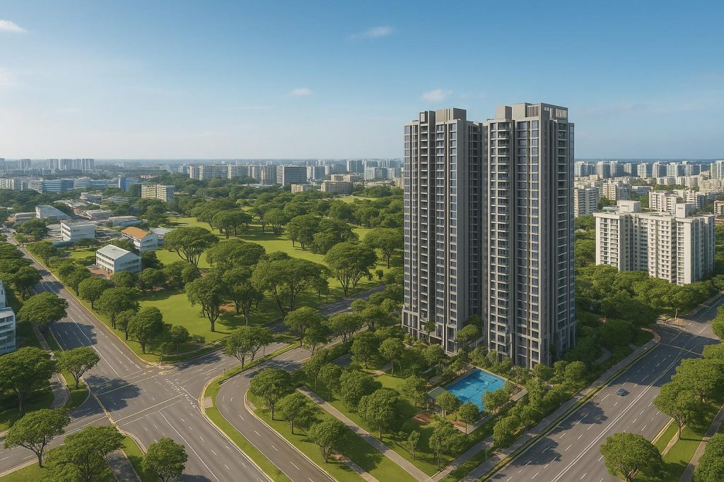 Pinery Residences and Tampines skyline showcased under URA Master Plan transformation