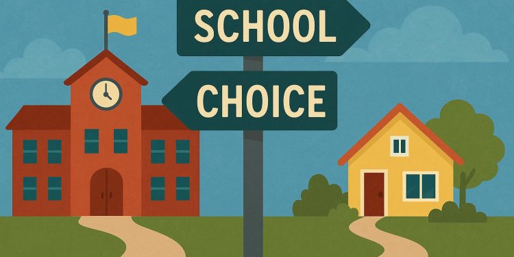 Betsy DeVos advocating for school choice and educational options for families