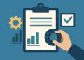 Business workflow illustration highlighting key operational controls for enhanced efficiency