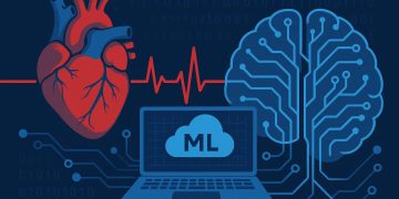 Machine learning algorithms analyzing cardiac data for advancements in cardiology