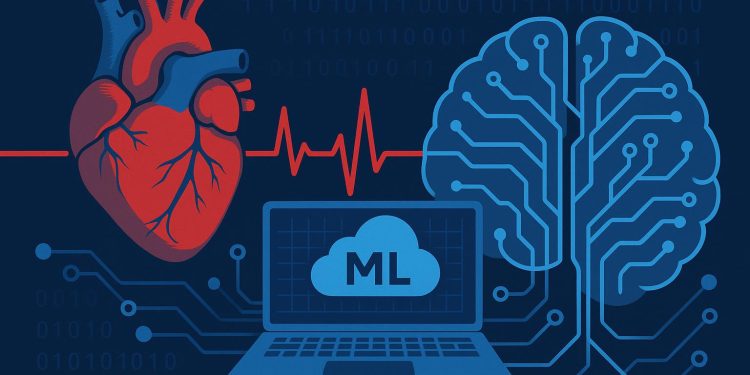 Machine learning algorithms analyzing cardiac data for advancements in cardiology